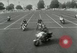 Standbild Motorrad Polizisten Los Angeles California USA, 1953, aus Sekunde 13 historischem Filmmaterial Videoclip 65675020700