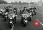 Standbild Motorrad Polizisten Los Angeles California USA, 1953, aus Sekunde 20 historischem Filmmaterial Videoclip 65675020700