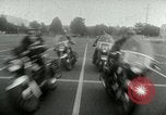 Standbild Motorrad Polizisten Los Angeles California USA, 1953, aus Sekunde 41 historischem Filmmaterial Videoclip 65675020700