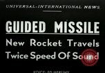 Image of rocket driven missile Utah United States USA, 1953, second 1 stock footage video 65675020708