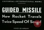 Image of rocket driven missile Utah United States USA, 1953, second 3 stock footage video 65675020708
