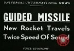 Image of rocket driven missile Utah United States USA, 1953, second 5 stock footage video 65675020708