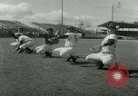 Standbild New York Giants baseball team in Spring Training Phoenix Arizona USA, 1953, aus Sekunde 9 historischem Filmmaterial Videoclip 65675020721