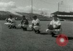 Standbild New York Giants baseball team in Spring Training Phoenix Arizona USA, 1953, aus Sekunde 11 historischem Filmmaterial Videoclip 65675020721
