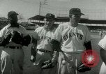 Standbild New York Giants baseball team in Spring Training Phoenix Arizona USA, 1953, aus Sekunde 12 historischem Filmmaterial Videoclip 65675020721