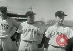 Standbild New York Giants baseball team in Spring Training Phoenix Arizona USA, 1953, aus Sekunde 16 historischem Filmmaterial Videoclip 65675020721