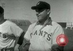 Standbild New York Giants baseball team in Spring Training Phoenix Arizona USA, 1953, aus Sekunde 22 historischem Filmmaterial Videoclip 65675020721