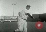 Standbild New York Giants baseball team in Spring Training Phoenix Arizona USA, 1953, aus Sekunde 28 historischem Filmmaterial Videoclip 65675020721