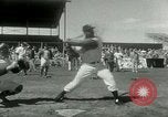 Standbild New York Giants baseball team in Spring Training Phoenix Arizona USA, 1953, aus Sekunde 35 historischem Filmmaterial Videoclip 65675020721