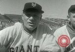 Standbild New York Giants baseball team in Spring Training Phoenix Arizona USA, 1953, aus Sekunde 37 historischem Filmmaterial Videoclip 65675020721