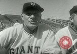 Standbild New York Giants baseball team in Spring Training Phoenix Arizona USA, 1953, aus Sekunde 38 historischem Filmmaterial Videoclip 65675020721