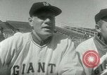 Standbild New York Giants baseball team in Spring Training Phoenix Arizona USA, 1953, aus Sekunde 39 historischem Filmmaterial Videoclip 65675020721