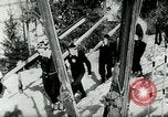 Image of Ski-flying Kulm Austria, 1953, second 10 stock footage video 65675020729