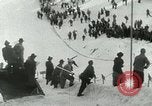 Image of Ski-flying Kulm Austria, 1953, second 49 stock footage video 65675020729