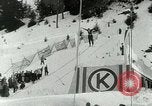 Image of Ski-flying Kulm Austria, 1953, second 52 stock footage video 65675020729