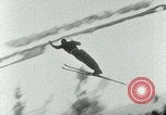 Image of Ski-flying Kulm Austria, 1953, second 57 stock footage video 65675020729