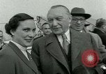 Standbild Bundeskanzler Konrad Adenauer New York United States USA, 1953, aus Sekunde 20 historischem Filmmaterial Videoclip 65675020731
