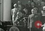 Image of Harry S Truman awards Medal of Honor Washington DC White House USA, 1951, second 3 stock footage video 65675020737