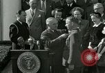 Image of Harry S Truman awards Medal of Honor Washington DC White House USA, 1951, second 14 stock footage video 65675020737