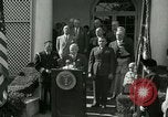 Image of Harry S Truman awards Medal of Honor Washington DC White House USA, 1951, second 26 stock footage video 65675020737
