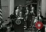 Image of Harry S Truman awards Medal of Honor Washington DC White House USA, 1951, second 27 stock footage video 65675020737