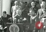 Image of Harry S Truman awards Medal of Honor Washington DC White House USA, 1951, second 32 stock footage video 65675020737