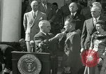 Image of Harry S Truman awards Medal of Honor Washington DC White House USA, 1951, second 33 stock footage video 65675020737