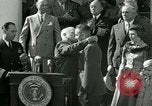 Image of Harry S Truman awards Medal of Honor Washington DC White House USA, 1951, second 37 stock footage video 65675020737