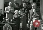 Image of Harry S Truman awards Medal of Honor Washington DC White House USA, 1951, second 38 stock footage video 65675020737
