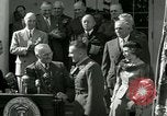Image of Harry S Truman awards Medal of Honor Washington DC White House USA, 1951, second 42 stock footage video 65675020737