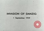 Image of Invasion of Danzig by German troops in 1939 Danzig Sudetenland, 1939, second 12 stock footage video 65675020755