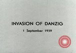 Image of Invasion of Danzig by German troops in 1939 Danzig Sudetenland, 1939, second 13 stock footage video 65675020755