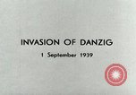 Image of Invasion of Danzig by German troops in 1939 Danzig Sudetenland, 1939, second 15 stock footage video 65675020755
