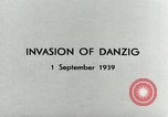 Image of Invasion of Danzig by German troops in 1939 Danzig Sudetenland, 1939, second 16 stock footage video 65675020755