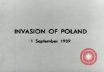 Image invasion de la Pologne par l'Allemagne Pologne, 1939, de la seconde 1 séquences d'archives historiques vidéo 65675020756