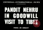 Image of Jawaharlal Nehru Tibet, 1949, second 3 stock footage video 65675020787