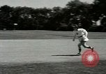 Image des femmes jouant All American Girls Baseball jeu Kenosha Wisconsin USA, 1949, de la seconde 18 séquences d'archives historiques vidéo 65675020790