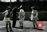 Image des femmes jouant All American Girls Baseball jeu Kenosha Wisconsin USA, 1949, de la seconde 34 séquences d'archives historiques vidéo 65675020790