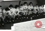 Image des femmes jouant All American Girls Baseball jeu Kenosha Wisconsin USA, 1949, de la seconde 46 séquences d'archives historiques vidéo 65675020790