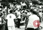 Image of Puerto Rican immigrants go to church and play baseball Bronx New York City USA, 1965, second 62 stock footage video 65675020826