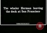 Standbild whaler Herman San Francisco California USA, 1915, aus Sekunde 28 historischem Filmmaterial Videoclip 65675020840