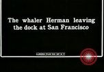 Standbild whaler Herman San Francisco California USA, 1915, aus Sekunde 31 historischem Filmmaterial Videoclip 65675020840