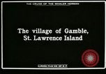 Image of Gambell village Saint Lawrence Island Alaska USA, 1915, second 25 stock footage video 65675020843