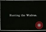 Standbild Walross Jagd Saint Lawrence Island Alaska USA, 1915, aus Sekunde 3 historischem Filmmaterial Videoclip 65675020844