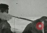 Standbild Walross Jagd Saint Lawrence Island Alaska USA, 1915, aus Sekunde 60 historischem Filmmaterial Videoclip 65675020844