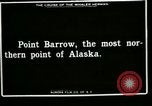 Standbild Eskimo Village Point Barrow Alaska USA, 1915, aus Sekunde 7 historischem Filmmaterial Videoclip 65675020852