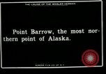 Standbild Eskimo Village Point Barrow Alaska USA, 1915, aus Sekunde 8 historischem Filmmaterial Videoclip 65675020852
