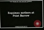 Standbild Eskimo Village Point Barrow Alaska USA, 1915, aus Sekunde 54 historischem Filmmaterial Videoclip 65675020852