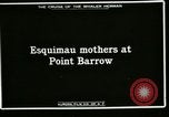 Standbild Eskimo Village Point Barrow Alaska USA, 1915, aus Sekunde 55 historischem Filmmaterial Videoclip 65675020852