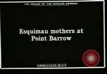 Standbild Eskimo Village Point Barrow Alaska USA, 1915, aus Sekunde 57 historischem Filmmaterial Videoclip 65675020852
